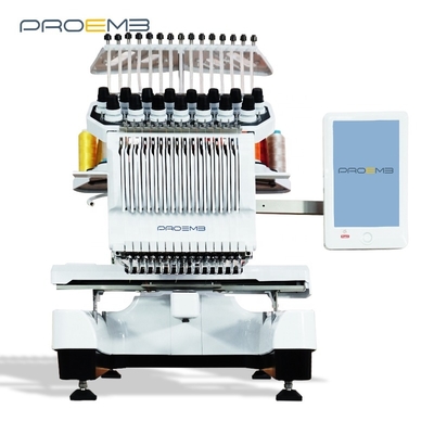 Hat/T-shirt/flat/3D/sequin/cording/beading embroidery PROEMB computerized embroidery machine wholesale machine single head embroidery machine