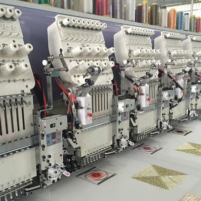 Garment Shops Personalized With Quality Guarantee Industrial Automated Embroidery Machine 24 HEADS SEQUIN AND TIE